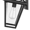 Z-Lite Talbot 1 Light Outdoor Wall Sconce, Black & Clear Beveled 579M-BK - alternate 7